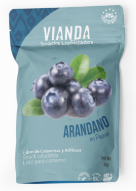 Arándano liofilizado en piezas