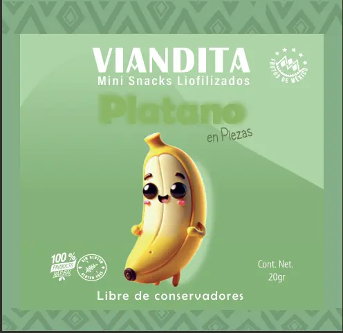 Plátano Rodajas 10g VIANDITA